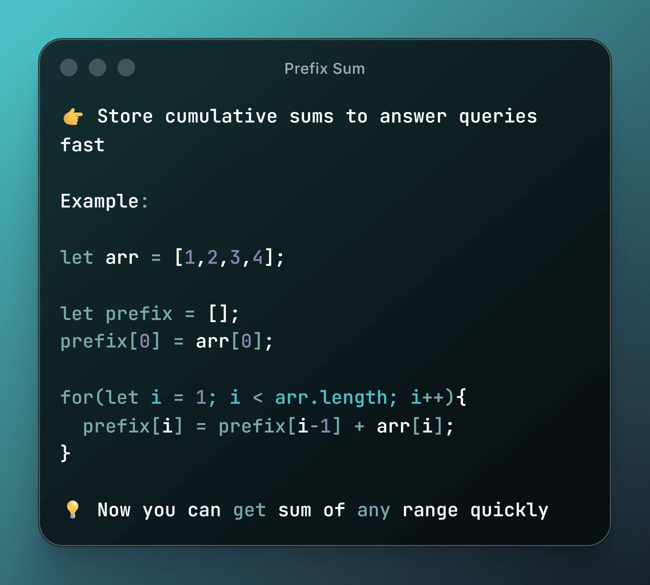 Prefix Sum
